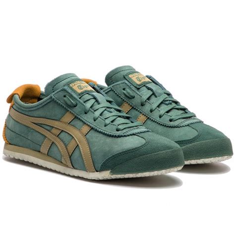 Onitsuka Tiger Mexico 66 Hiking Green/Safari Khaki Shoes For Man And B ...