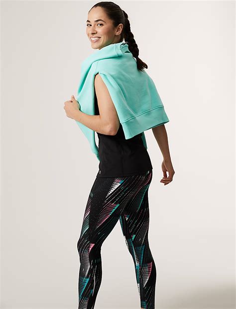 Buy Go Train Printed Gym Leggings at Marks & Spencer