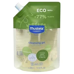 Buy Mustela Certified Organic Cleansing Gel - Natural Hair & Body Wash ...