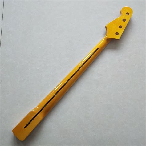Buy New Yellow J bass guitar neck parts 20 fret 34inch Rosewood ...