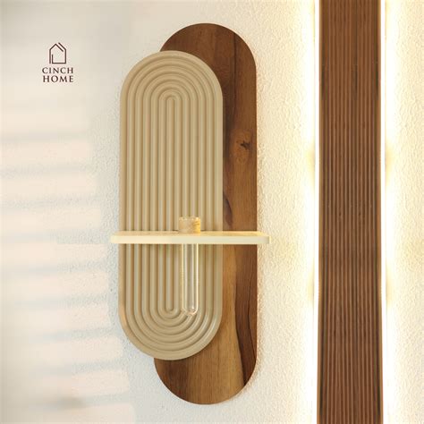 Decorative Wall Shelf with Testube Vase – Cinch Home