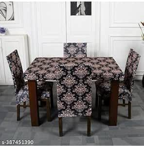 FASSCETE Elastic Stretchable Dining Chair Cover Universal Protective ...