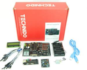 Technido AVR Development Board for ATMEGA 32 Kit Self Starter Learning ...