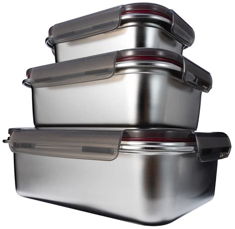 Buy Stainless Steel Food Storage Containers | Bento Lunch Box, Metal ...