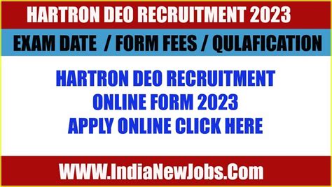 HARTRON Recruitment 2023 Notification for 129 Posts