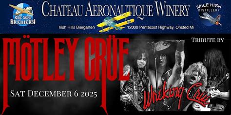 Mötley Crüe Tribute by Wrëking Crüe, 12000 Pentecost Highway,Onsted ...