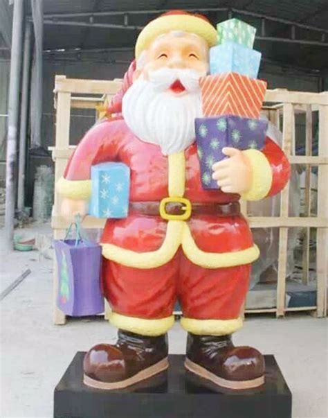 玻璃钢圣诞老人雕塑-方圳雕塑厂