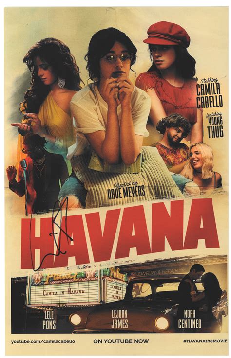Camila Cabello signed "Havana" poster #2 | Camila cabello, Poster room ...