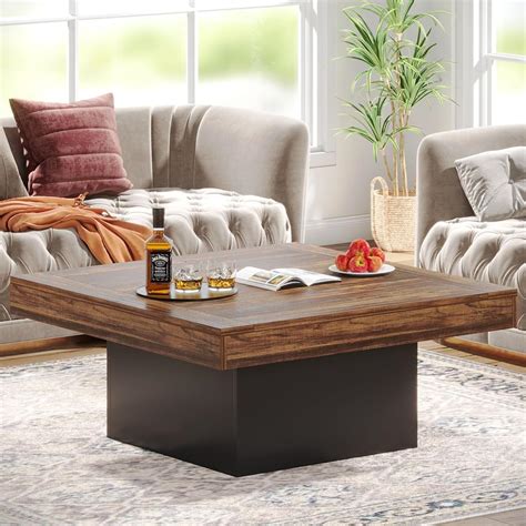Tribesigns Coffee Table Square LED Coffee Table India | Ubuy