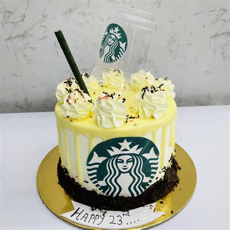 Starbucks Cake – Bento Cakes Noida