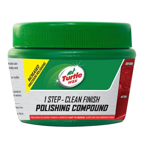 Turtle Wax 1-Step Clean Finish Polishing Compound 100G, Green : Amazon ...