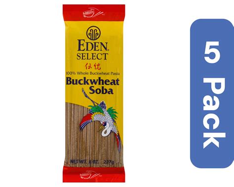 Eden Foods 100% Buckwheat Soba Noodles 8 oz (Pack Of 5) - Walmart.com