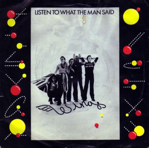 Wings – Listen To What The Man Said (1975, Vinyl) - Discogs