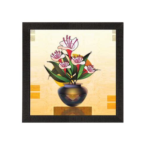 Botanical Matt Textured UV Art Painting - eCraftIndia Online