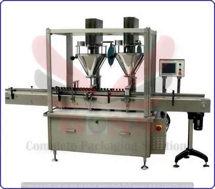 Automatic Double Head Auger Type Powder Filling Machine - Boss ...