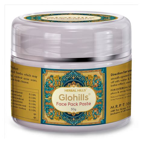 Buy Glohills Face Pack for Skin Detoxification – Herbal Hills Wellness