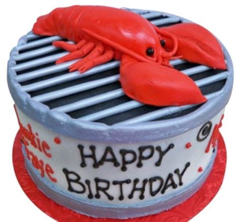 Lobster Theme Cake