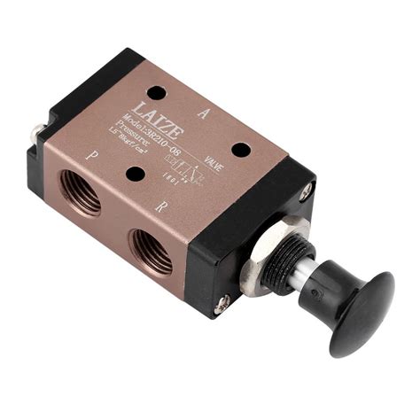 Buy 1pc Aluminum 2-Position 3-Port Hand Pull Push Air Control Valve ...