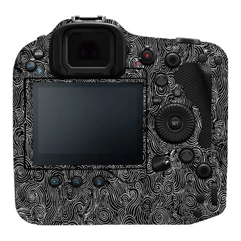 White Spirals Canon EOS R3 Camera Skins