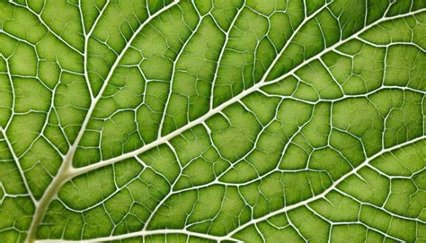 Vibrant green leaf with intricate vein pattern | Premium AI-generated image