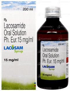 Lacosam 15 Mg Syrup 200 Ml - Uses, Side Effects, Dosage, Price | Truemeds