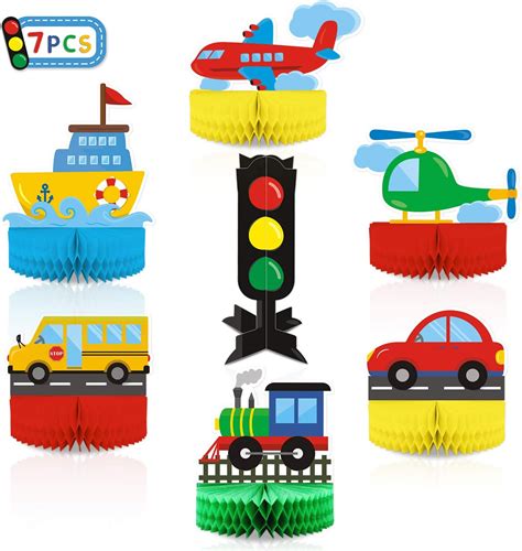 Distaratie Transportation Honeycomb Centerpieces Transportation India ...