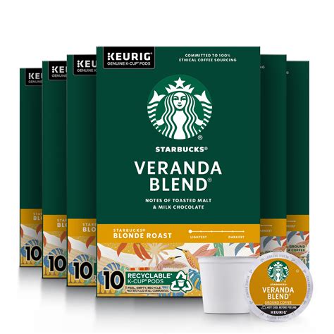 Buy Starbucks Blonde Roast K-Cup Coffee Pods — Veranda Blend for Keurig ...