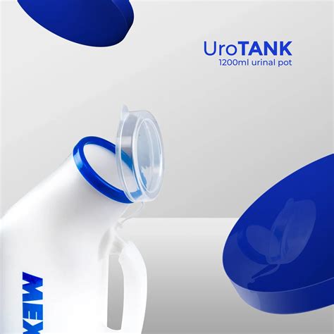UroTank 1200ml Male Urinal Pot – Portable & Medical Grade – Mexple