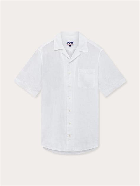 Men's White Arawak Linen Shirt – LOVE BRAND & Co.