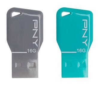 Specificaties van PNY Key Attaché Twin Pack 16GB Blauw - Tweakers