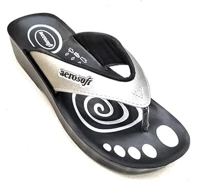 Aerosoft Women Synthetic Sleeper (36, Silver) : Amazon.in: Fashion