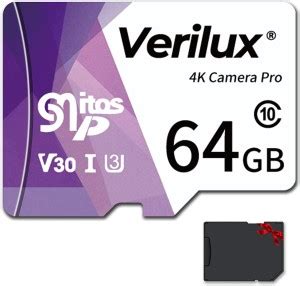 Verilux Pro 64 GB MicroSD Card Class 10 90 MB/s Memory Card - Verilux ...
