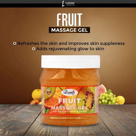Luster Fruit Face & Body Massage Gel - 500ml – Luster Cosmetics