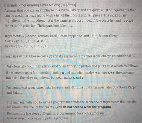 Algorithm Pizza Ricipie 的图像结果