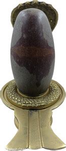 MAA MANSA DEVI Multicolor Narmadeshwar Shivling with Brass Jaladhara ...