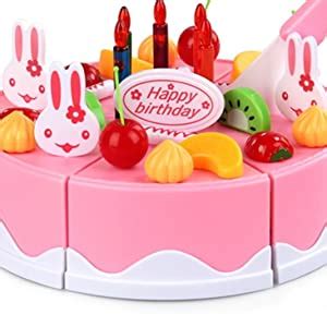 Buy Webby Musical & Lighting DIY Birthday Cake Toy, 37 Pcs Online at ...