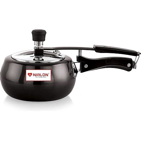 Buy NIRLON Induction Base Hard Anodised Inner Lid Aluminium Pressure ...