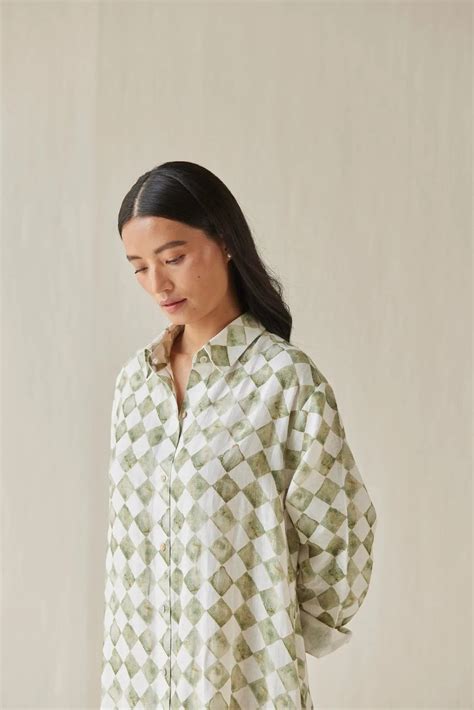 Magnolia Check Green Shirt Dress – SanctuaryLiving