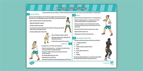 Boxing Taster Activities - Summer Games - Boxing Drills