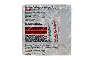 Zoryl Mp 150015 Mg Tablet Er 15 - Uses, Side Effects, Dosage, Price ...