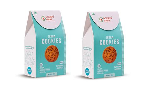 Ancient Roots Jeera Cookies - 150g x Pack of 2 / Biscuits (16-18 Pcs ...