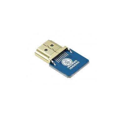 Waveshare DIY HDMI Cable Straight HDMI Plug Adapter - TEKTOWN