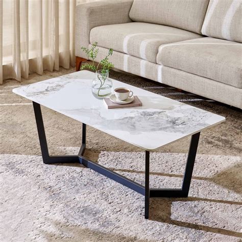 Buy Twist Ceramic Top Coffee Table - White from Home Centre at just INR ...