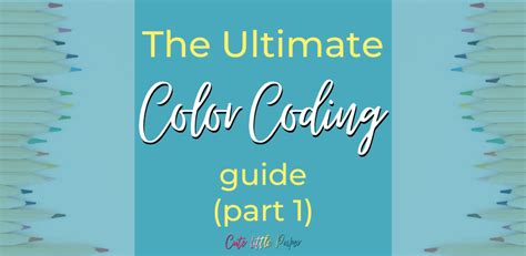Image result for Color Coding Guide Exampples
