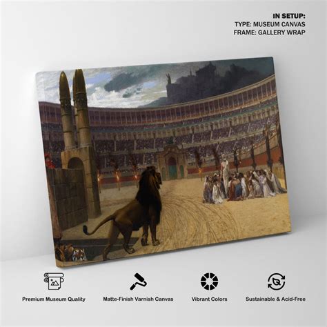 The Christian Martyrs Last Prayer Painting & Wall Art Print by Jean ...