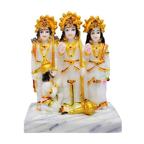 Buy Divine Gifts Marble Dust Lord Ram Darbar|God Ram,Laxman,Sita ...