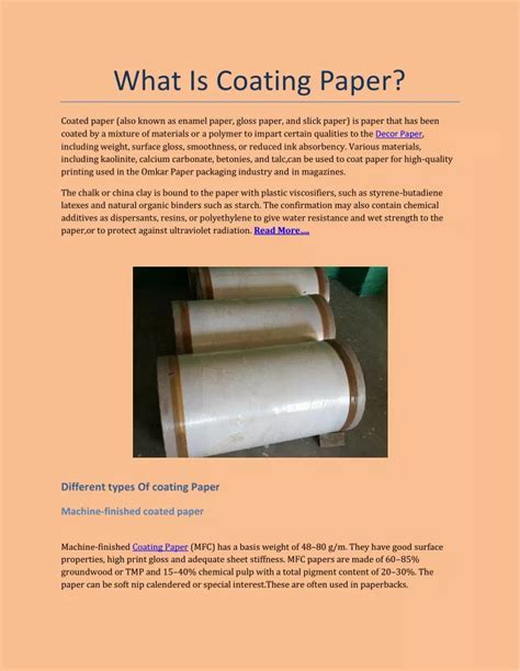 Image result for Paper Coating Example