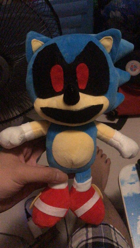 My Custom Sonic.EXE plush by NonToxicSonicFan on DeviantArt