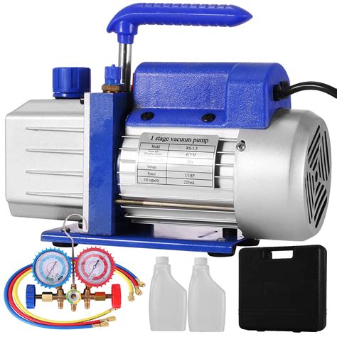 Buy Hihone 4CFM 1/3HP Air Vacuum Pump, Single Stage Vacuum Pump A/C Air ...
