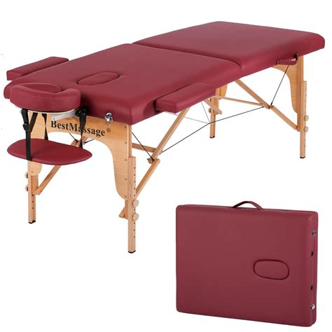 ACi Portable Massage Table Massage Bed Spa Bed Heigh Adjustable Massage ...